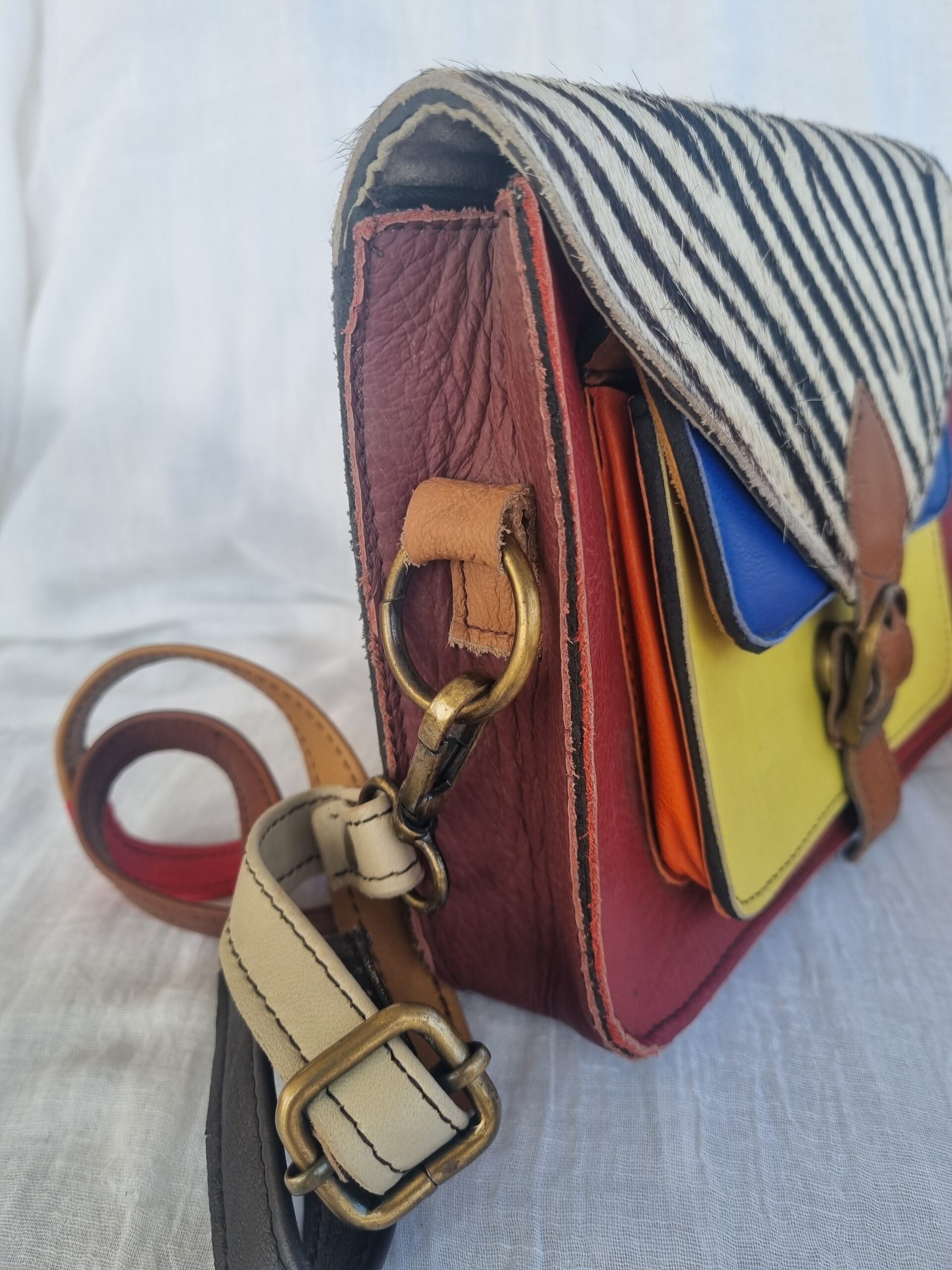 Kožená kabelka z Indie - Obrázek 2