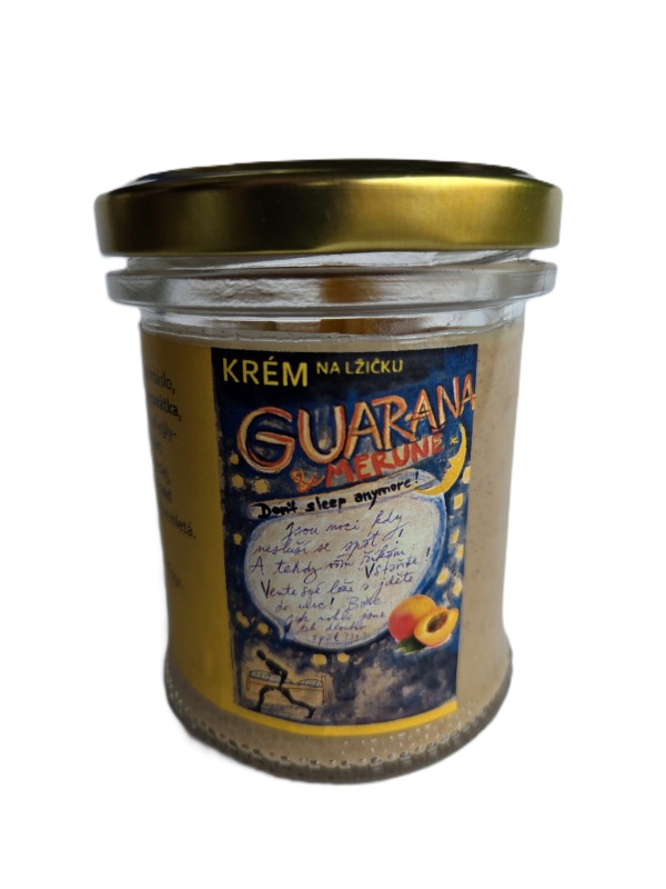 Guarana a meruně - krém na lžičku